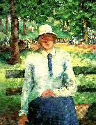 Kazimir Malevich unemployed girl Sweden oil painting artist